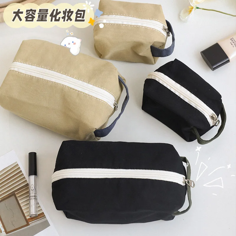 

Школьная коробка для ручек Ins Super Fire, вместительная косметичка, портативная модная женская косметичка Advanced Sense 2022