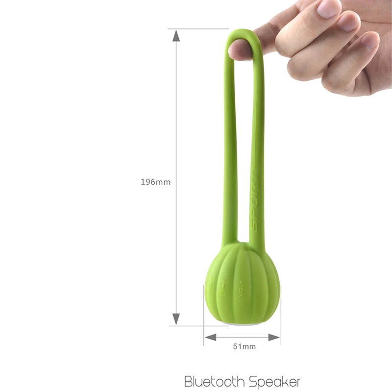 Портативный мини Водонепроницаемый Bluetooth TF карта Тыква динамик открытый HiFi