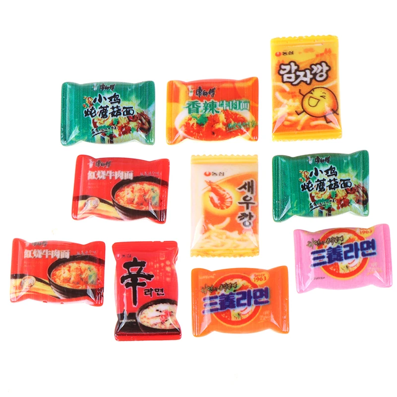 

10pcs Simulation Instant Noodles Pretend Food Toys DIY Accessories Wholesale