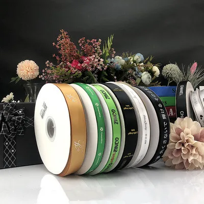 Лента с логотипом на заказ лента для помощи в печати торта цветочным принтом