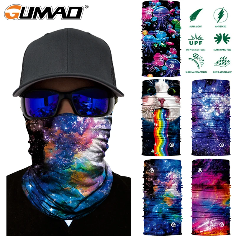 Бандана Лицо Маска щиток шарф Рыбалки Велосипедки Лыж Страйкбола Пэйнтбола