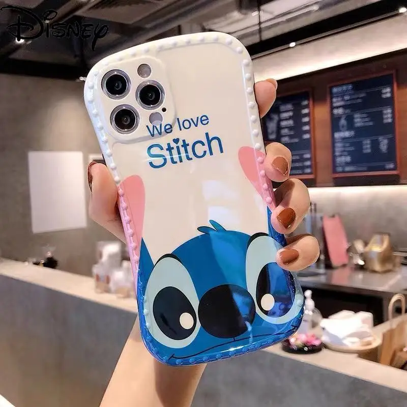 

Disney Cute Stitch Original Phone Case for iPhone 7/8P/X/XR/XS/XSMAX/11/12Pro/12min Phone Girl Case Cover
