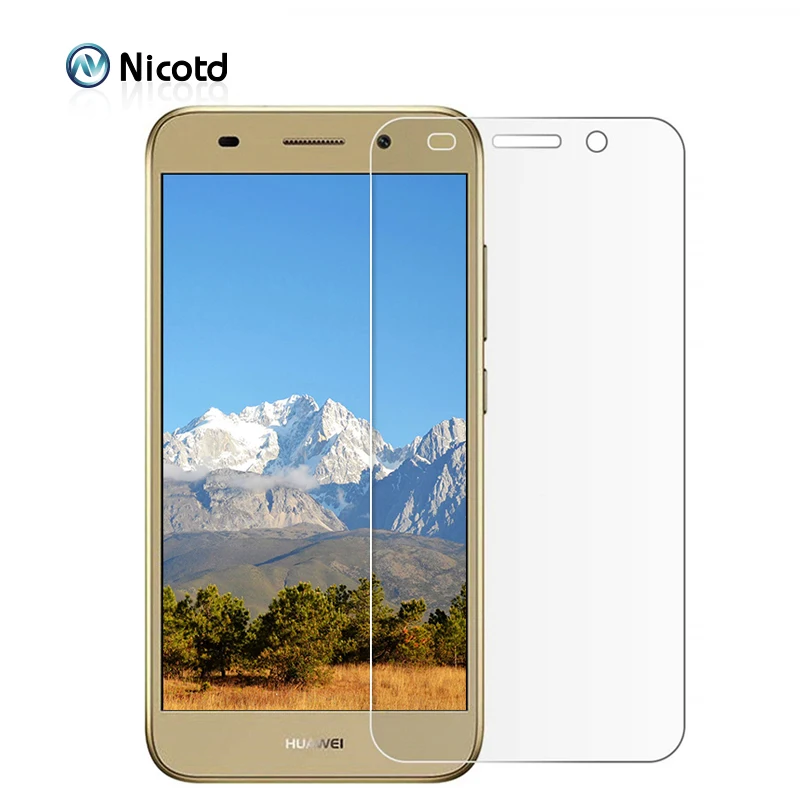 Закаленное стекло Nicotd 9H для Huawei Y3 Y5 Y6 2017 Y7 Prime Y9 2018 Защита экрана Pro Y6II Y5II Y3II II