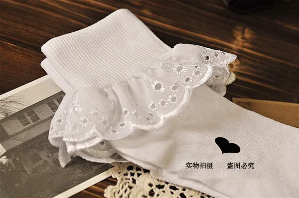 Носки принцессы KCW018 милые в стиле &quotЛолита&quot винтажные носки небольшие новые