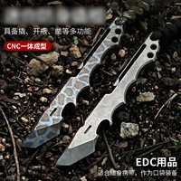 edc titanium alloy mini crowbar tools hand outdoor camping multifunction bottle opener edc tools