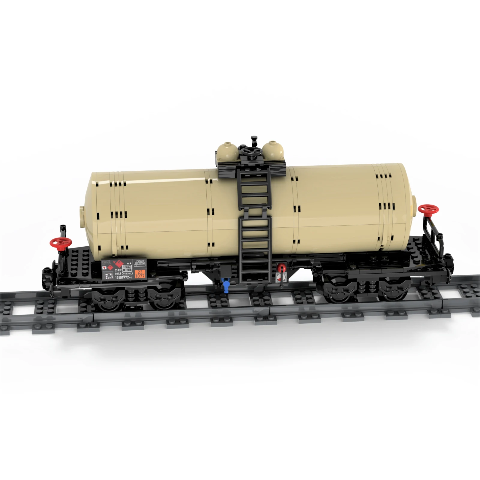 355PCS MOC-81220 Modeled Locomotive Four-Axle Oil Tanker Building Blocks Set Licensed and Designed by Langemat | Игрушки и хобби