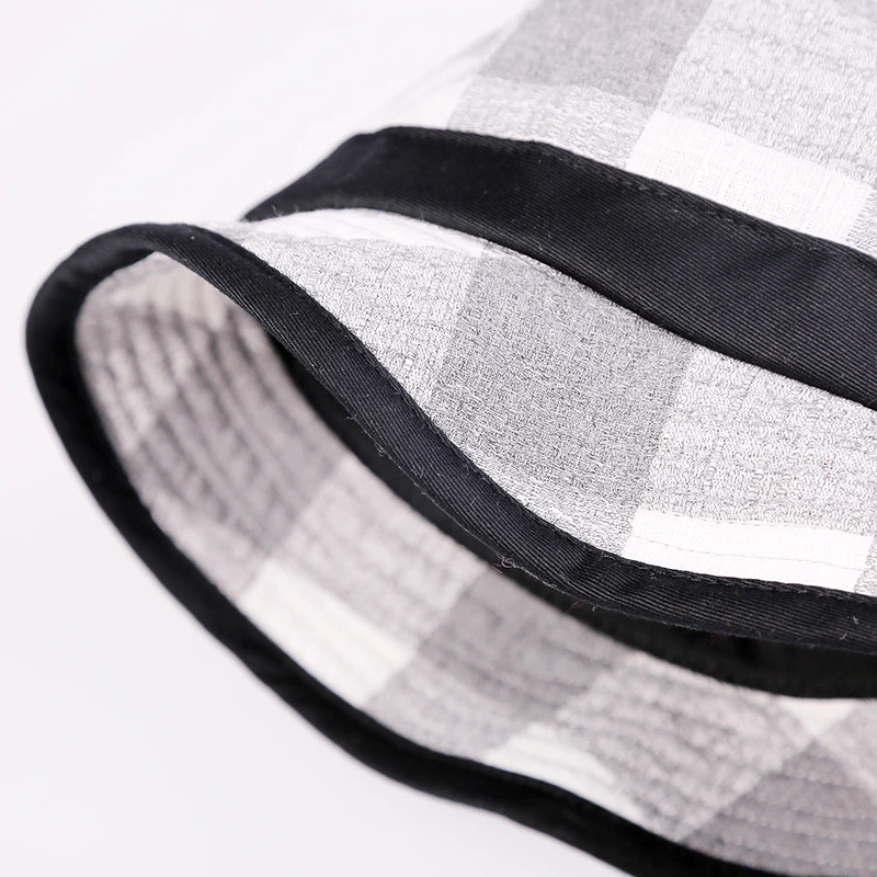 2019 новая хлопковая клетчатая цветная Рыбацкая шляпа летняя и осенняя Женская