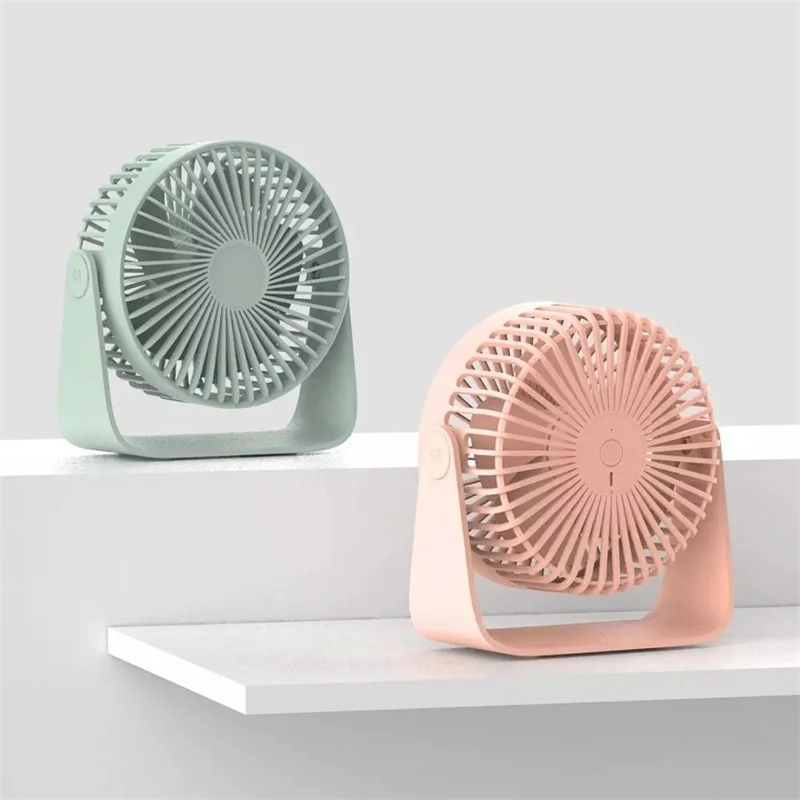 

New SOTHING Portable Mini Fans Aroma Diffuser USB Desktop Fan Turbine Front Net Brushless Motor Five Feathers Big Wind Leaves