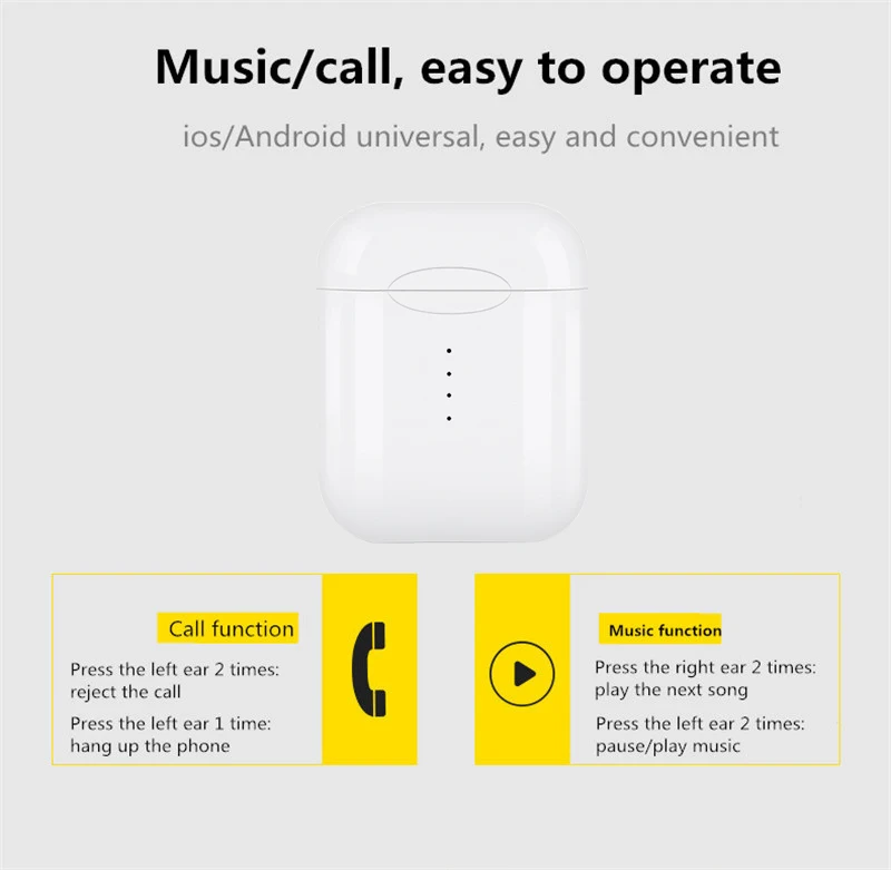 V8 TWS беспроводные Bluetooth наушники стерео наушники-вкладыши гарнитура с зарядным устройством для наушников микрофон для всех смартфонов Apple samsung S6 S8