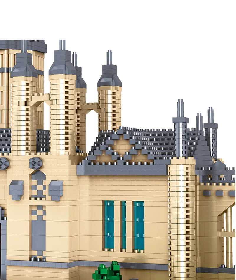 

LZ8030 Miniature Building World's Famous Architecture Cambridge University Miniatures Blocks Bricks DIY Toys for Children Gifts