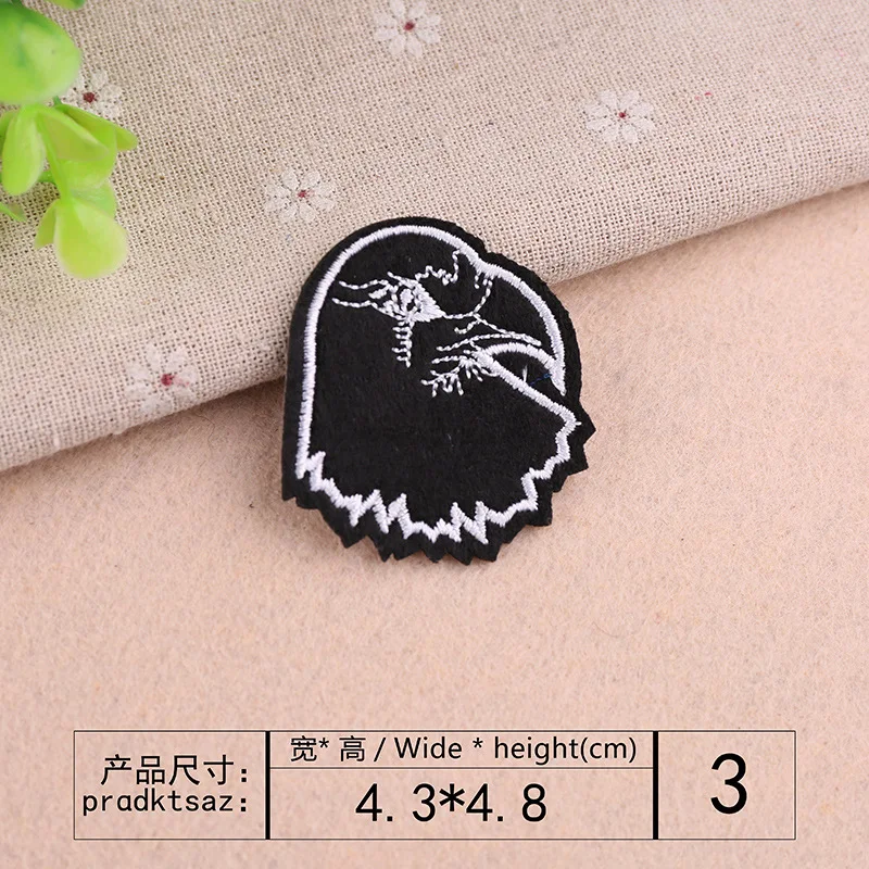 

New Fashion Embroidery Ironing Animal Eagle Patch DIY Clothing Home Textile Decoration Accessories