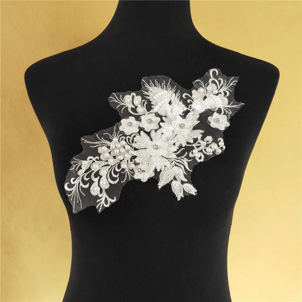 Распродажа 9 видов разные стили белый воротник ABS жемчужная вышивка сделай сам