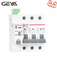 geya din rail gym9 3p mcb with autoreclose device automatic reset circuit breaker smart home 63a mcb auto recloser