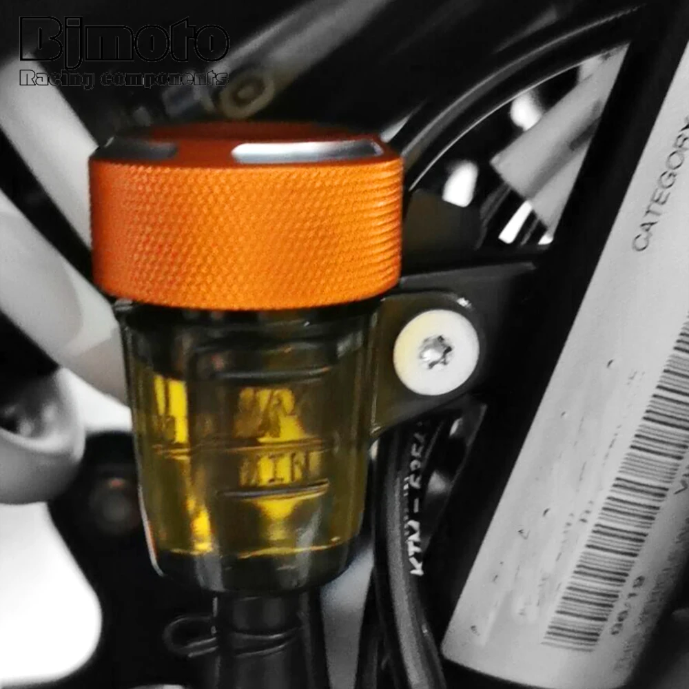 

Motorcycle Aluminum Rear Brake Fluid Reservoir Cap Cover For 790 ADV 2018 2019 2020