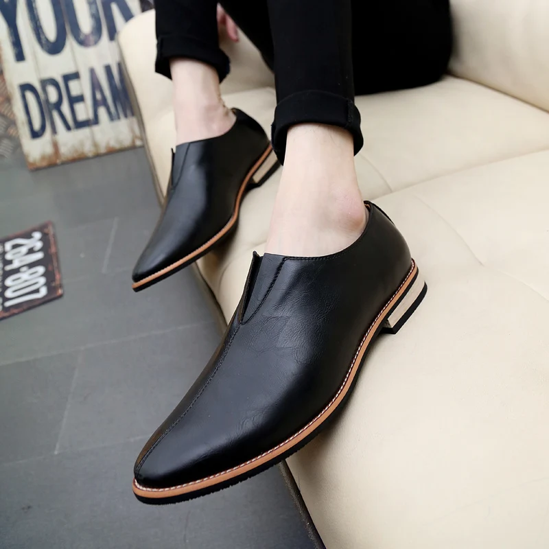 

men mens trainers casuales fashion spring black leather casual Tops mens causal Shoes breathable slipon Casual canvas hot de on