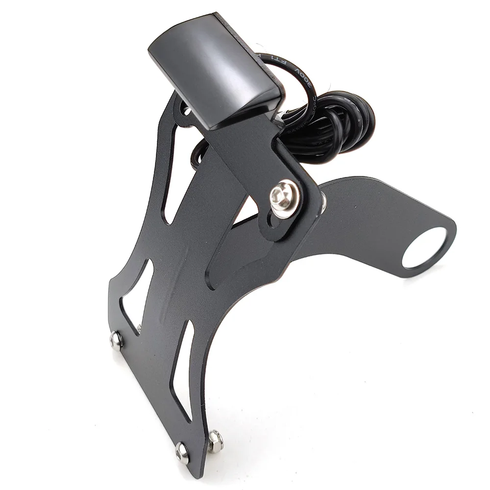 Изогнутый вертикальный боковой держатель номерного знака для SUZUKI HAYABUSA GSXR 600/750/1000