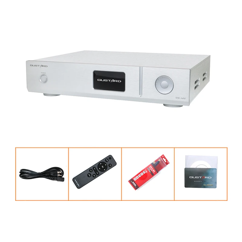 Полноразмерный Bluetooth декодер GUSTARD DAC A22 Dual AK4499 XMOS поддержка