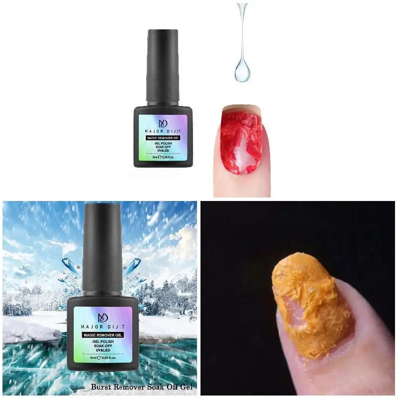 

Burst Remover Nail Gel Remover 8ml UV Nail Gel Polish for Manicure Art MPwell