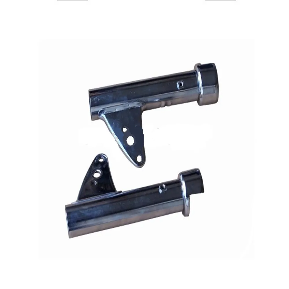 Одна пара передняя и правая крышка для CG110 CG125 ZJ125 хромированная|front fork cover|fork covercover