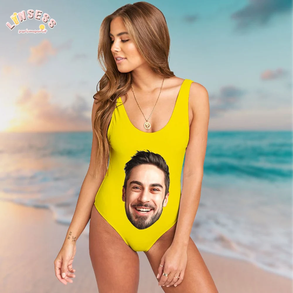 Девичник купальный костюм с индивидуальным фото лица персонализированный