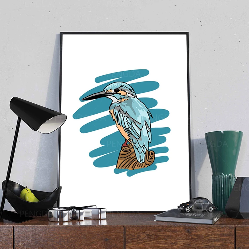 

Wall Artwork HD Prints Parrot Home Decoration Animal Poster Pictures Bear Canvas Rabbit Paintings For Living Room No Framework