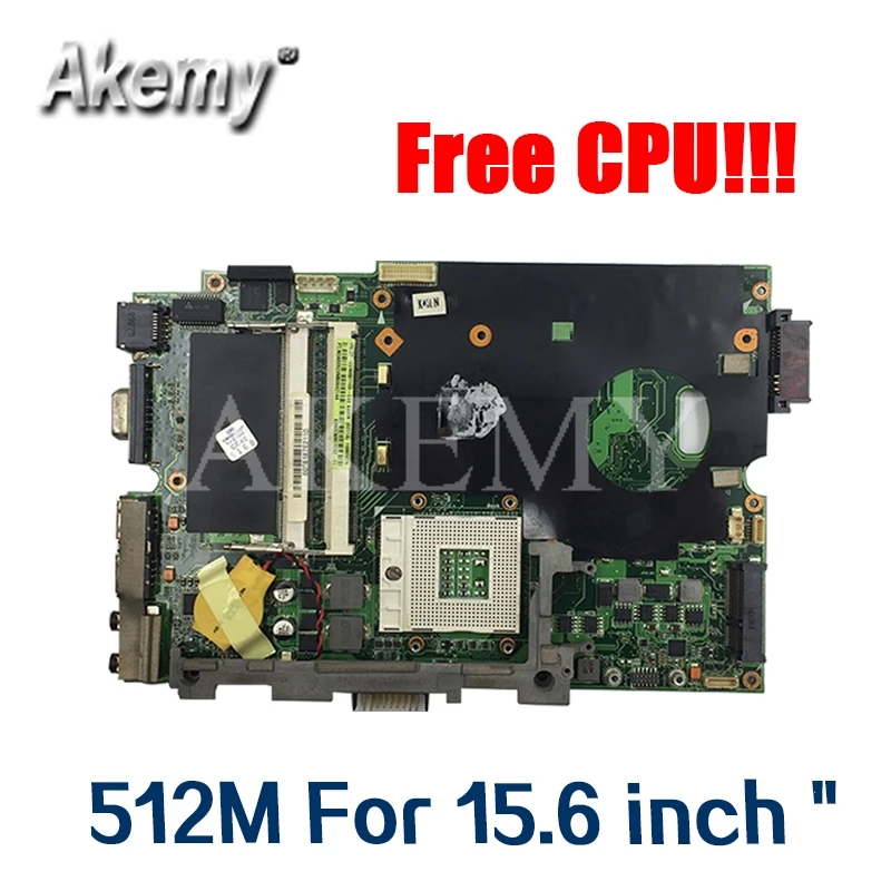 Free CPU!!! laptop motherboard W/ 512M For Asus K40AB K40AF K40AD X8AAF 15.6 inch &quot Mainboard | Компьютеры и офис
