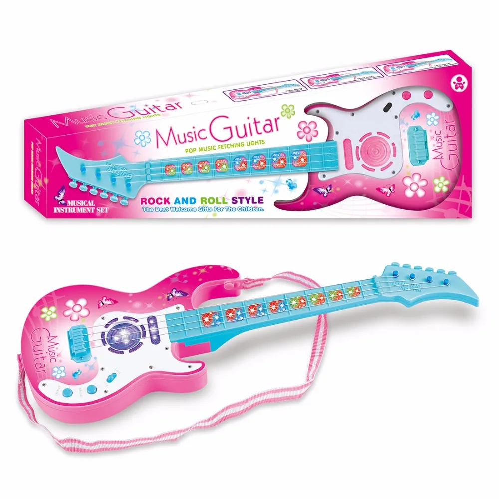 

Pop 4 Strings Guitar Simulation Ukulele Educational Toys for Children Wisdom Development Gift Kids Musical Instrument Gifts
