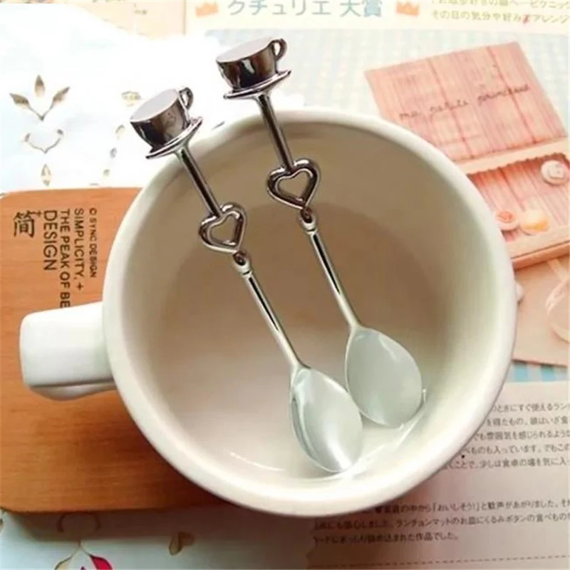 2 шт. чайная кофейная ложка из нержавеющей стали свадебный душ Свадебная