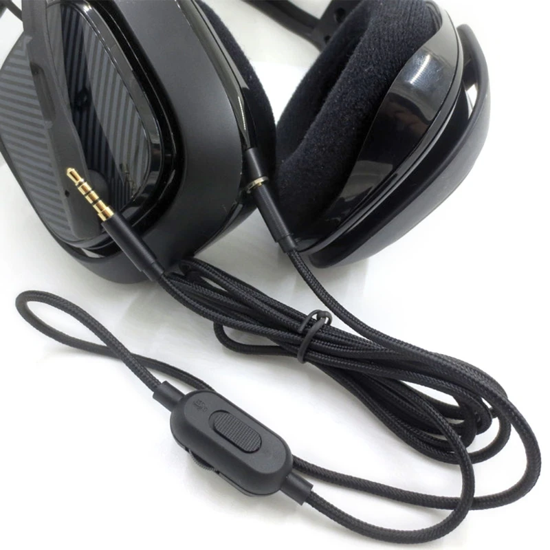

X37D 2m Replacement 3.5mm Earphone Aux Cable with Volume Control for astro A10 A40 A30 Gaming Headphone Accessories