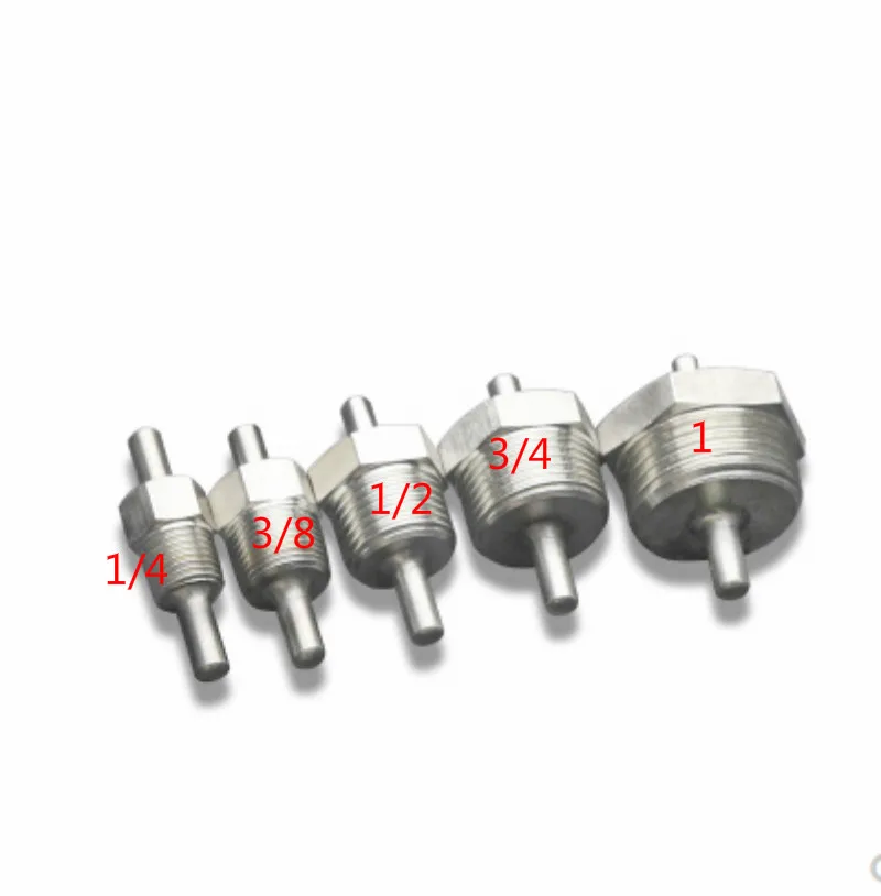 

-60-260 градусов DS18B20 PT100 NTC10K PT1000 Датчик температуры 1/4" (DN8) 3/8" (DN10) 1/2 (DN15) 3/4" (DN20) 1" (DN25) SUS304 ID6 мм