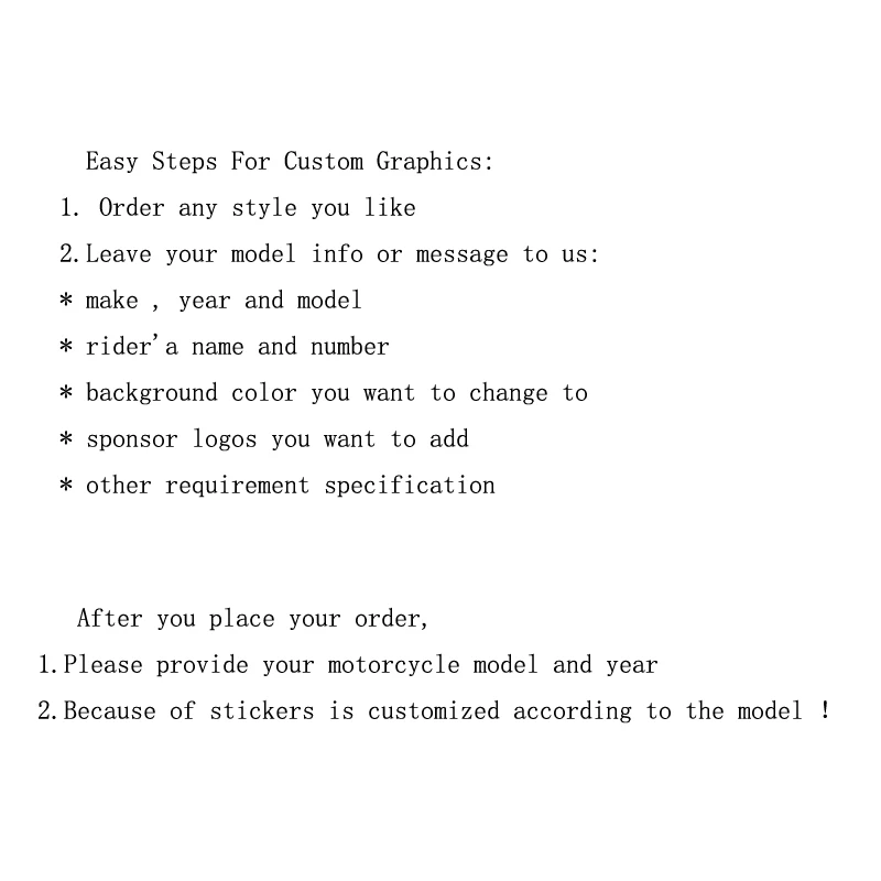 Графика команды на заказ наклейки ногти деко Комплект для 125 200 250 300 400 450 525 540 EXC 2003