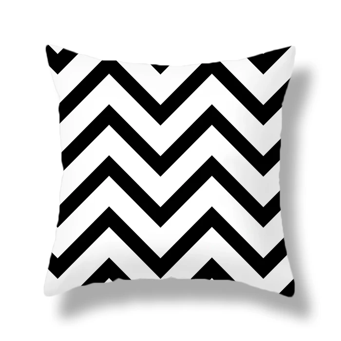 Геометрический плюшевый чехол для подушки в клеточку декоративная наволочка