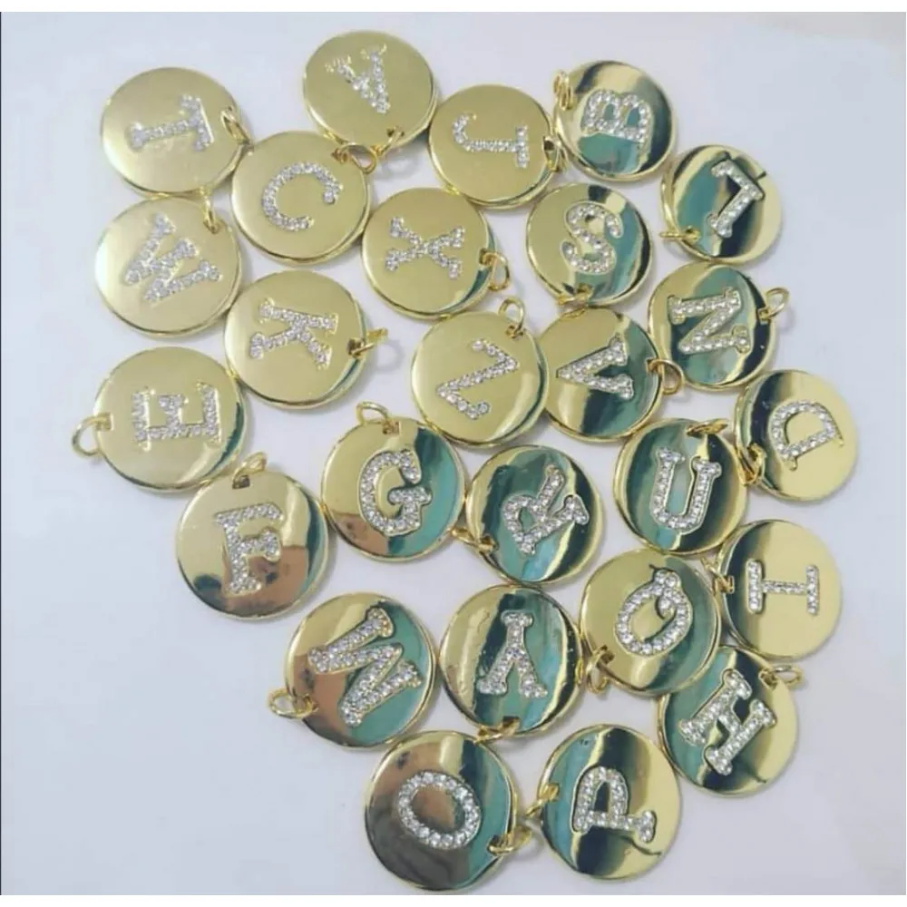 

26pcs letter charms for women's handmade jewelry accessories