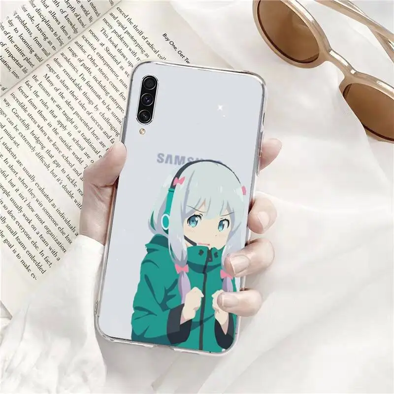 

Anime cute girl Phone Case Transparent for Samsung A71 S9 10 20 HUAWEI p30 40 honor 10i 8x xiaomi note 8 Pro 10t 11 mobile bags