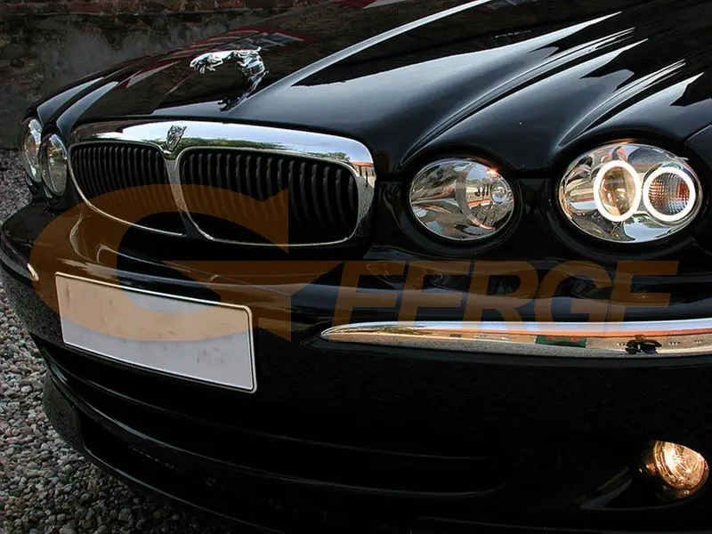 Для JAGUAR X Type 2001 2009 ксеноновая фара отличный Радиочастотный пульт Bluetooth приложение