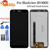 100 original for blackview bv4900 pro lcd touch digitize display digitizer panel replacement bv4900 mobile phone lcd sensor