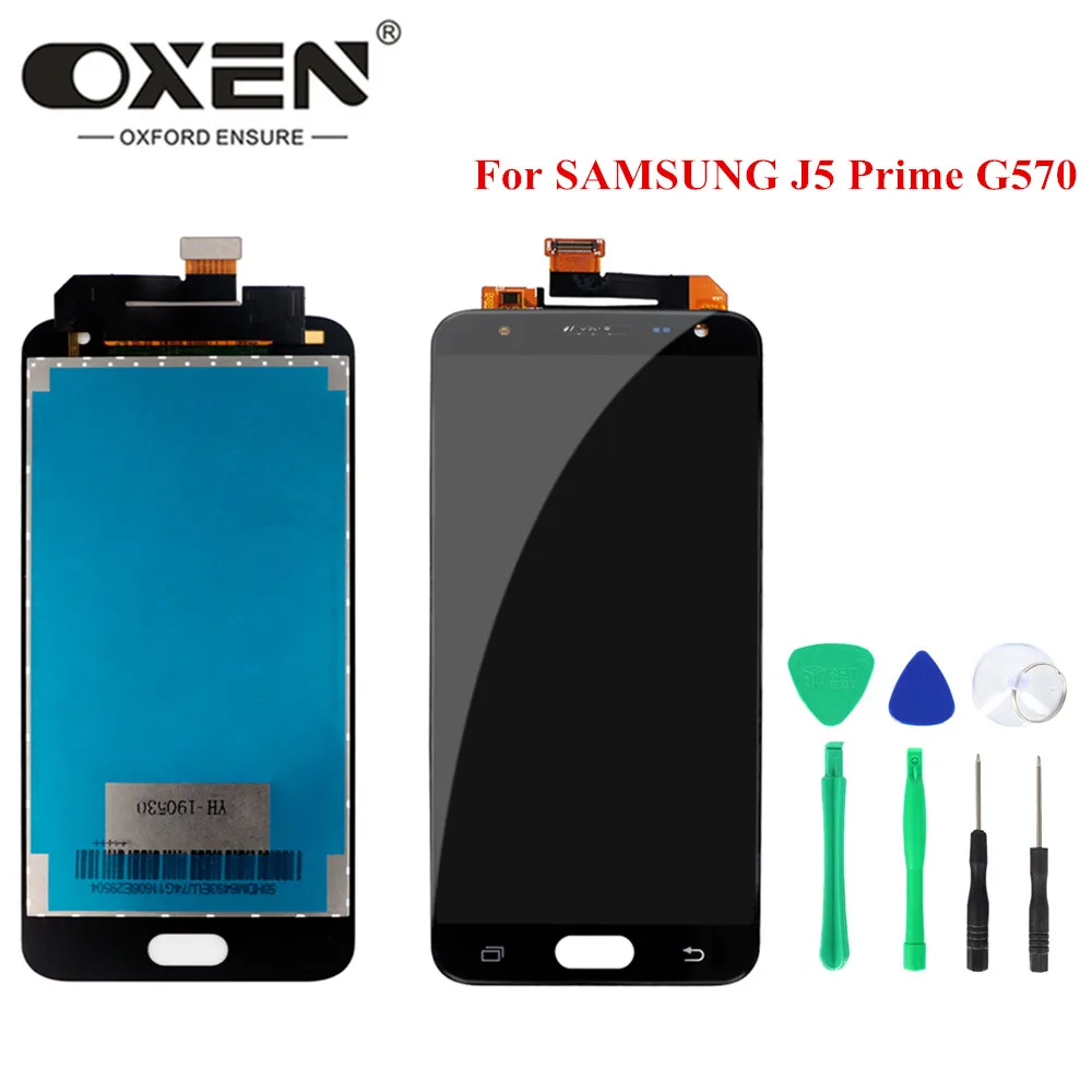 ЖК дисплей OXEN для Samsung Galaxy J5 prime 2017 3 ГБ G570 G570F G570M сенсорный экран дигитайзер в сборе