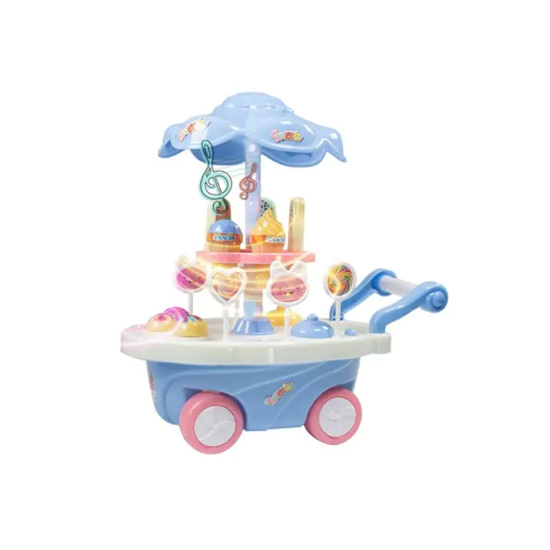Вращающийся игрушечный светильник с колесиками для мороженого развивающие