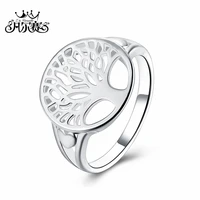 tree of life ring for women wedding gift engagement party charm jewelry