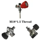AC931 Pcp Пейнтбольный Din клапанный бак, клапаны вкл.выкл. M18 Male G58 Female 30 МПа4500Psi для M18 * 1,5 цилиндров высокого давлениярезервуара Cf