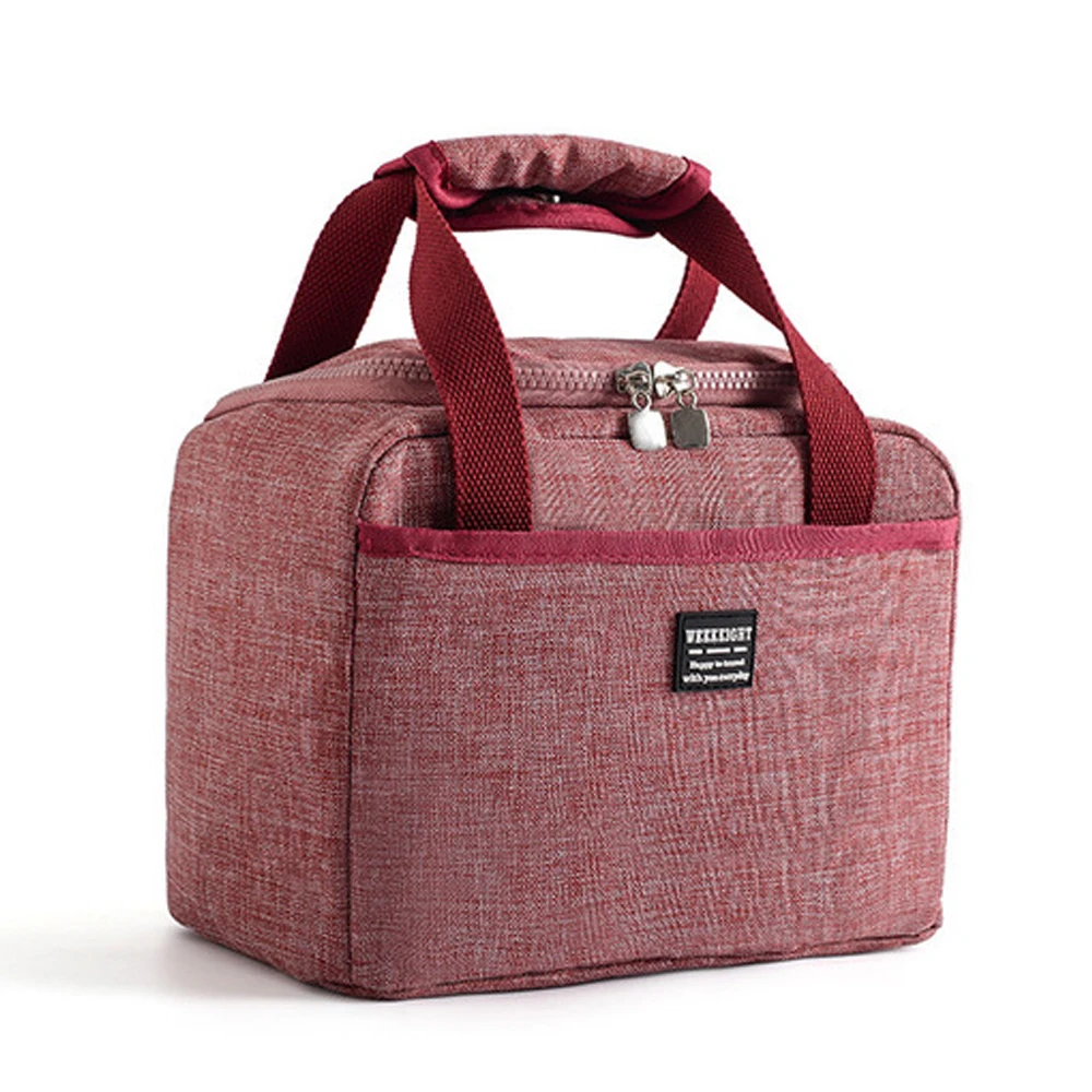 wine red Японская переносная коробка для ланча из нержавеющей стали Bento коробка для пикника контейнер для завтраков для детской школы кухня герметичный контейнер для еды - Цвет: wine red