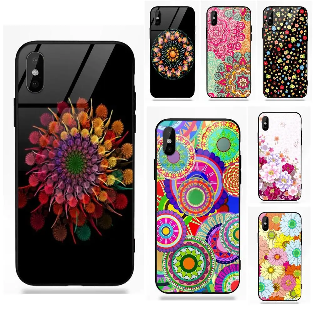 Design Colorful Flower Petal Pattern For Apple iPhone 5 5C 5S SE 6 6S 7 8 Plus X XS Max XR | Мобильные телефоны и