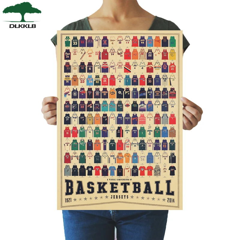 DLKKLB баскетбольная коллекция одежды винтажный постер Декор для дома спальни