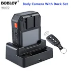BOBLOV WA7-D тела носится мини Камера объемом до 32 GB64G беспроводные Камера видеорегистратор Регистраторы дистанционного Управление полиции Камера WЗарядка Док-станция для полиции