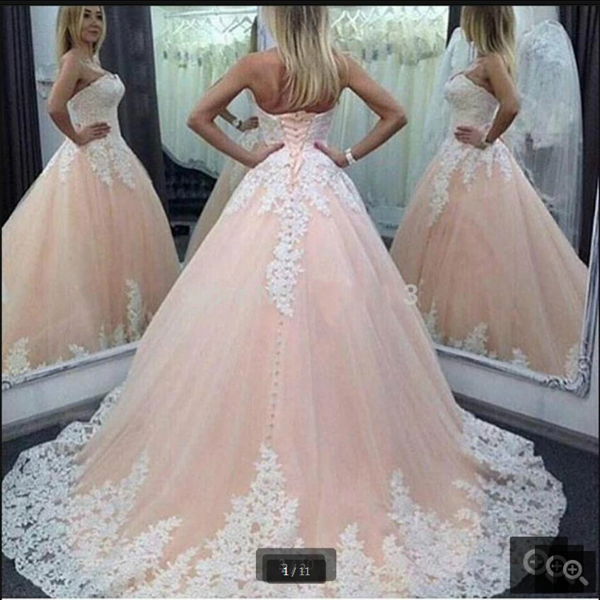 Женское бальное платье с кружевной аппликацией и корсетом вышивкой бисером без