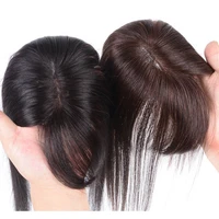 manwei synthetic hair covering white hair natural invisible seamless clip in bangs hairpiece synthetic fake bang