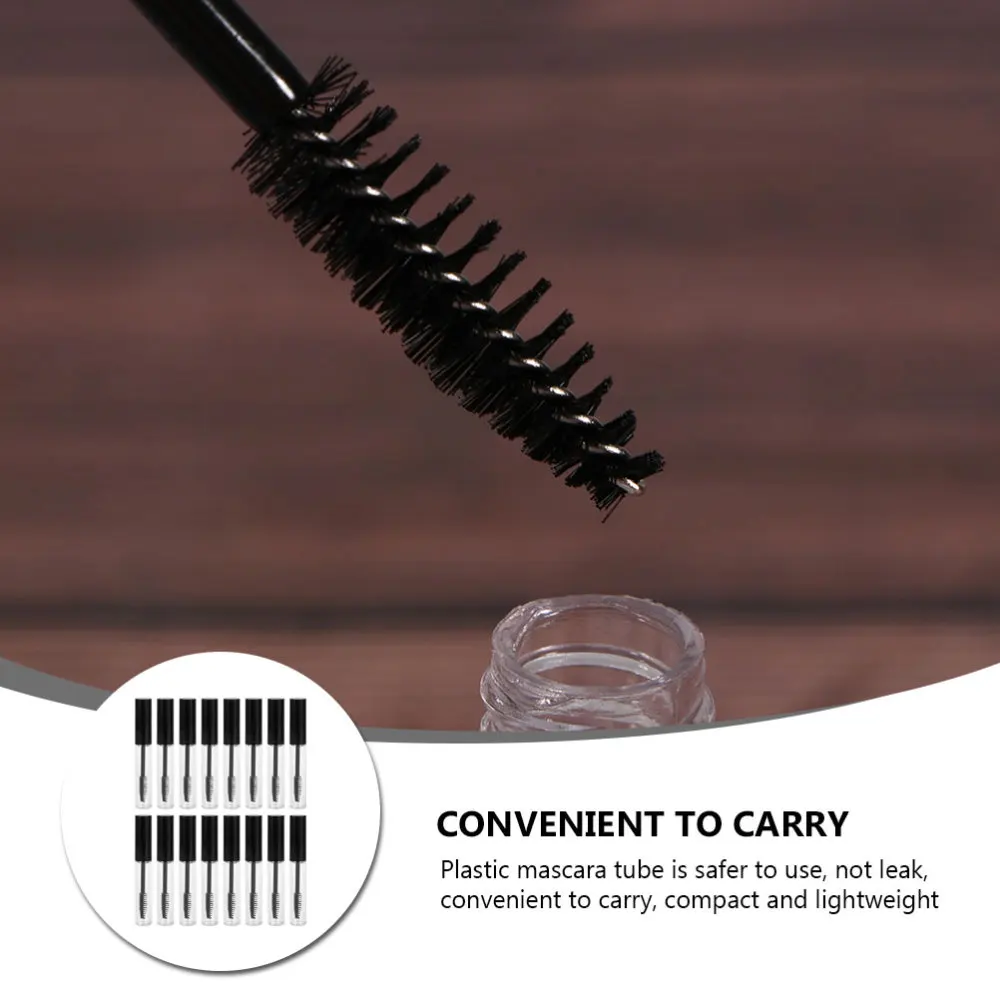 

16pcs 10ml Empty Mascara Tubes with Eyelash Wand DIY Mascara Containers