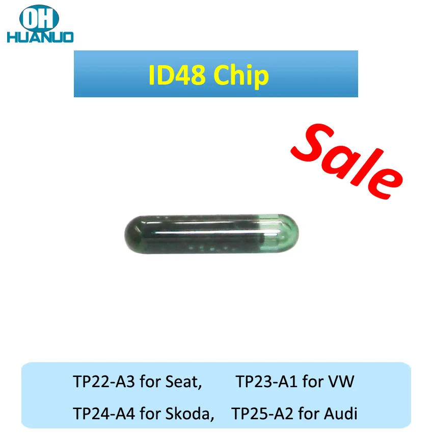 Хорошее качество! Стеклянный чип ID48 CAN (A1) TP23 для VW (A2) TP25 AUDI (A3) TP22 Seat (A4) TP24