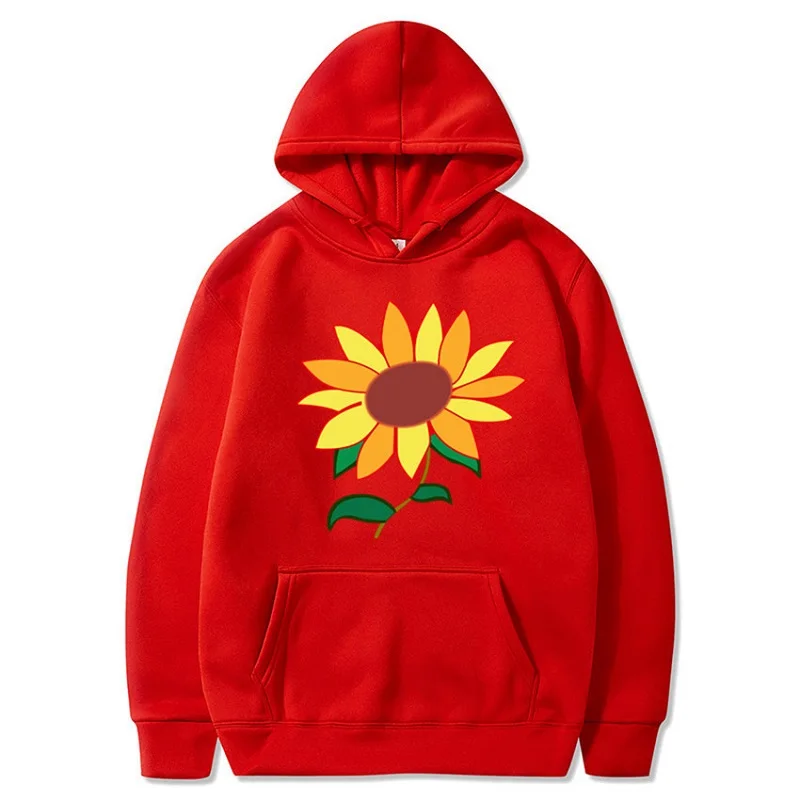 

ZOGAA Wonder Egg Priority Ai Kawaii Hoodie Aesthetic Sun Flower Same Paragraph Casual Loose Sweatshirts Anime Carton Cute Print