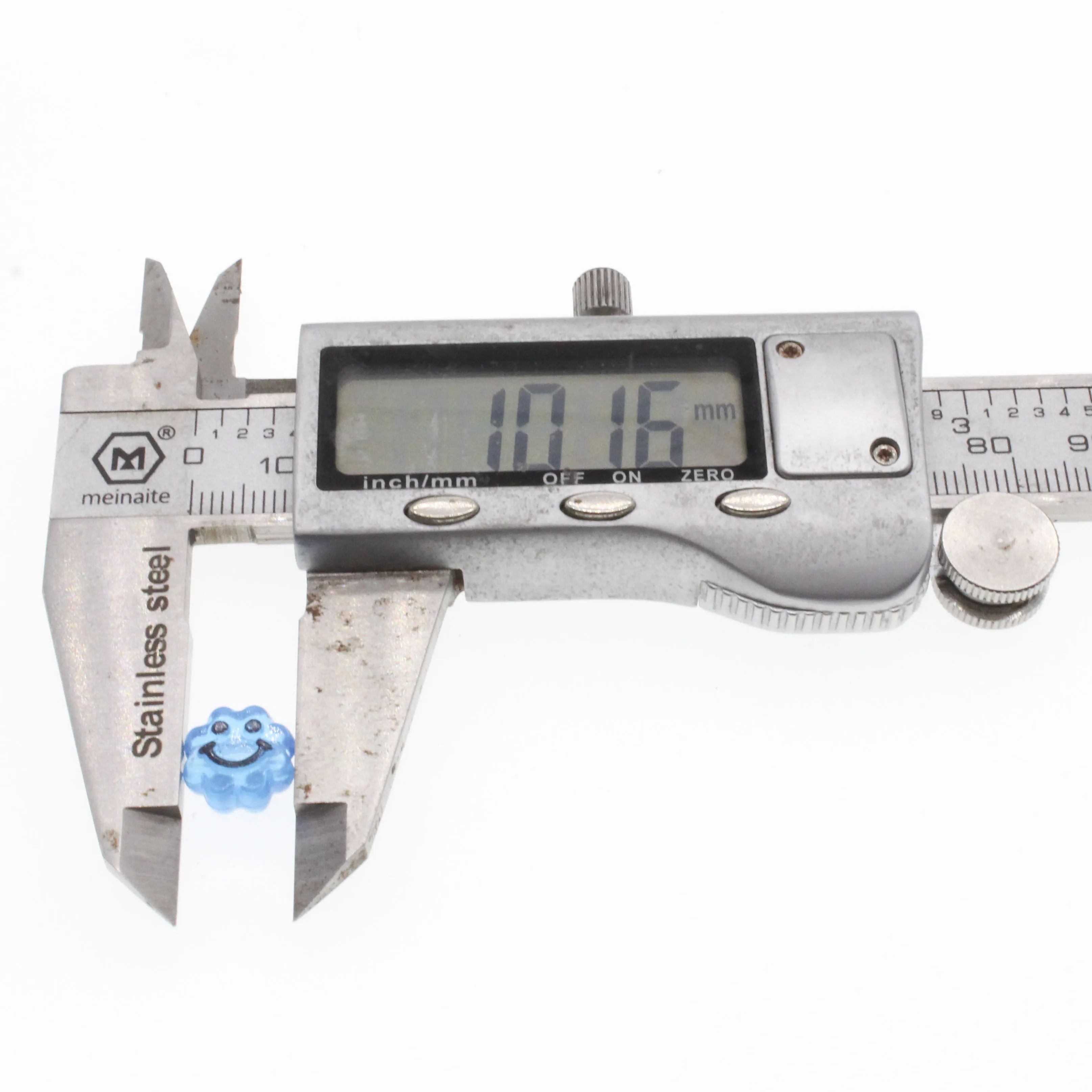 Разноцветные Круглые бусины со смайликом аксессуары для браслетов 10 мм